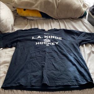 LA KINGS Vintage Reebok T-Shirt Large